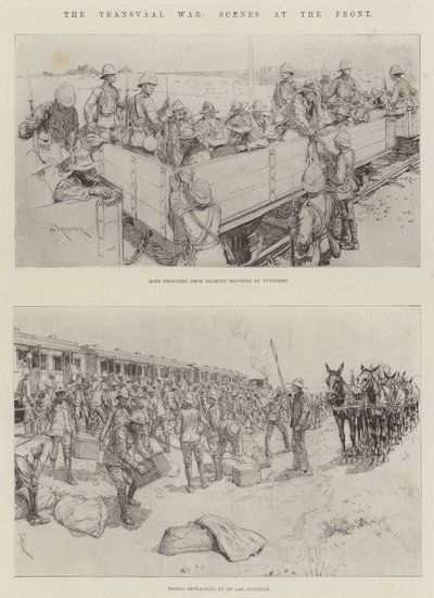 La Guerra de Transvaal, Escenas en el Frente de Amedee Forestier